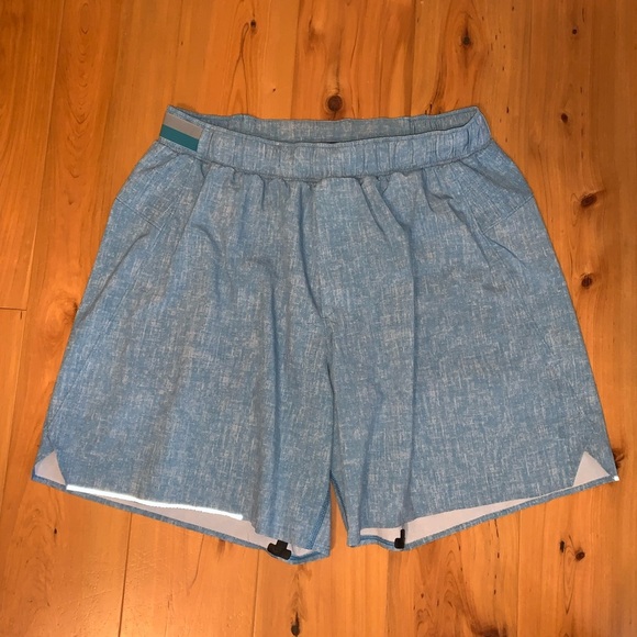 Men's Blue Lululemon 5” Shorts - Picture 1 of 4